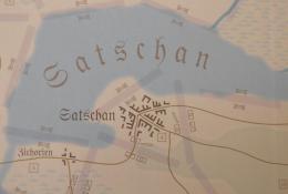Detailní pohled na část mapy