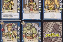 Ukázka karet hrdinů (Wild deck)