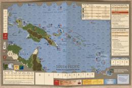 South Pacifik mapa
