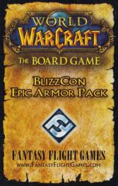 World of Warcraft: The Boardgame – BlizzCon Epic Armor Pack - obrázek