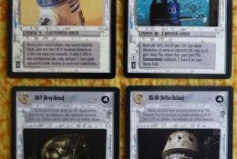 karty droidů - světlá strana