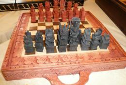 Výstava šachů-exotické