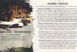 Academic Pursuits - Institution Sheet