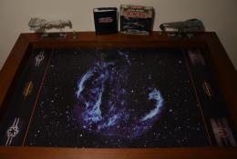Herní podložka - vesmír (150x90 cm)