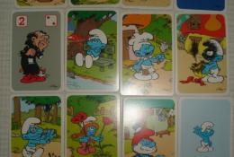 Gargamelova past - různé druhy karet + figurky