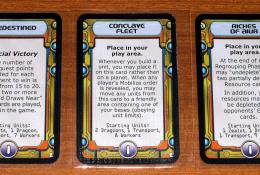 Příklad Aldarisových vůdcovských karet 1. fáze