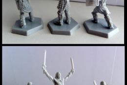 Nové figurky gladiátorů - Crixus->Theokoles->Spartacus