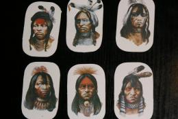 Velká karta jednotlivých kmenů