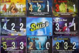 Smash Up Monster Smash - Ukázka karet základen