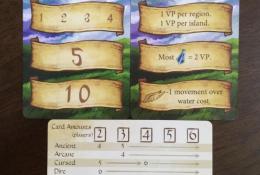 Victory Point Counter & Card Amounts