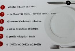 Odpovědi - Česká jídla
