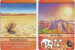 climate cards - hot