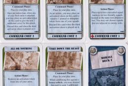 Strategy cards - Morale deck I (+ rub vpravo dole)