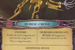Velká karta Nemesis - Horde-Crone (líc)