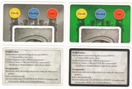 přehledové karty (rub i líc)