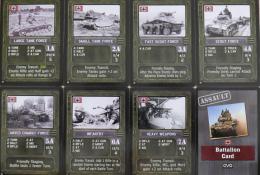 Ukázka karet - Battalion Cards - německé.