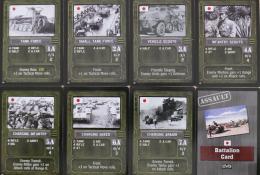 Ukázka karet - Battalion Cards - japonské.