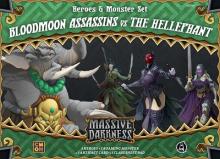 Massive Darkness: Heroes & Monster Set – Bloodmoon Assassins vs The Hellephant - obrázek