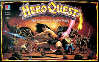 HeroQuest – figurky hrdinové a kostky