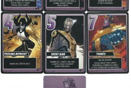 Karty Thanose a zadní strana