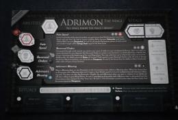 Karta Adrimon - zadní strana