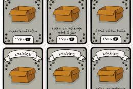 Karty krabic pro kočky různých druhů