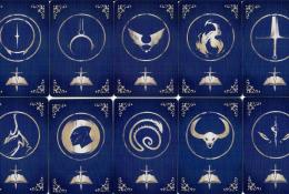 Symboly jednotlivých postav na kartách lsti