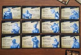 Ukázka karet herních charakterů