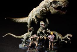 Unmatched: Jurassic Park – Sattler vs T-Rex and InGen vs. Raptors