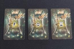 Zadní strana karet monster (okamžitý efekt, průběžný efekt a efekt na konci hry)