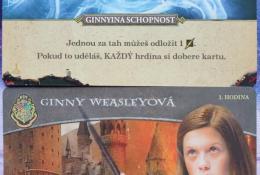 Harry Potter Boj o Bradavice - Lektvary a zaklínadla - Karty Ginny a patrona