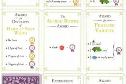 Award cards (Karty ocenění)