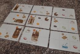 Karty tvořící herní oblasti hráčů (velikost Dixit - 80x120)