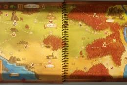 Ukázka z herního atlasu map - Rudý hvozd