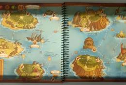 Ukázka z herního atlasu map - Rozeklané ostrovy