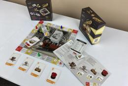 herní komponenty včetně krabice