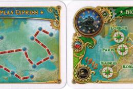 Bonusová karta "Evropský expres" a referenční karta "Velká města Evropy"