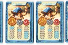 4 různé sázkové karty na vítěze etapy (modrý velbloud)