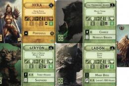 HERA - Recruitment cards (God + Monsters + Troop) + Divinity card
