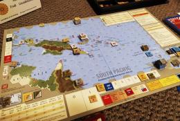 Soucasti hry je i scenar s vlastni mapou - South Pacific