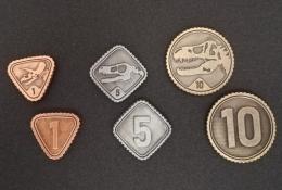 Mince hodnoty 1, 2 a 5 z KS edice