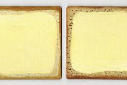 Světlý a tmavý chléb – varianta s máslem (kartonové komponenty)