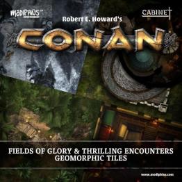 Conan: Fields of Glory & Thrilling Encounters Geomorphic Tile Set - obrázek