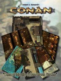 Conan: Dens of Iniquity & Streets of Terror Geomorphic Tile Set - obrázek