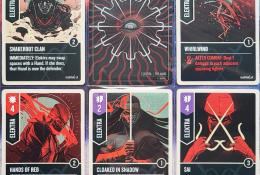Unmatched Hell's Kitchen - Ukázka karet postavy Elektra