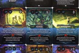 Karty událostí a pomocné karty Voidssederů pro Nemesis: Lockdown