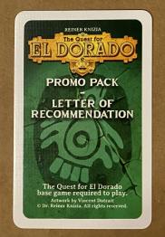 Quest for El Dorado, The: Promo Pack – Letter of Recommendation - obrázek