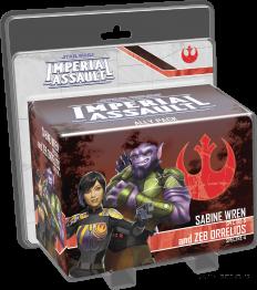 Star Wars: Imperial Assault – Sabine Wren and Zeb Orrelios Ally Pack - obrázek