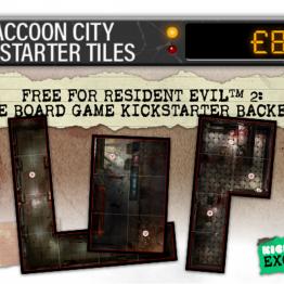 Resident Evil 3: Board Game - Raccon City Kickstarter Tiles - obrázek