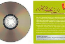 hudební CD s obalem - rub